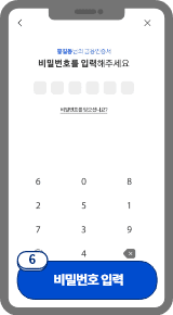 
                            	선택할 인증서의 비밀번호 6자리를 입력하여 금융인증서 본인인증을 완료합니다.
                            